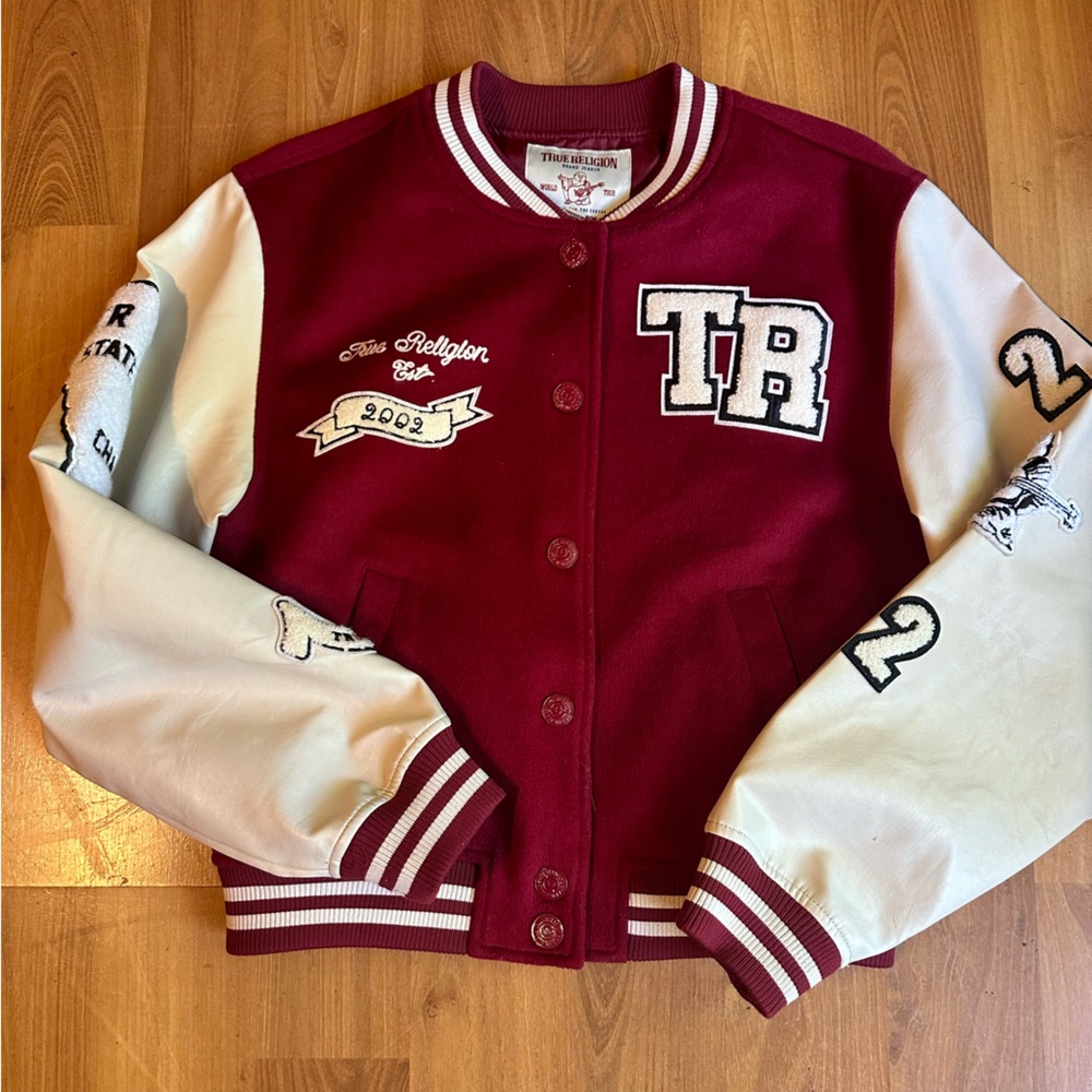 True Religion Varsity Jacket